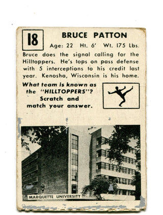 Bruce Patton  1951 Topps Magic #18 Card