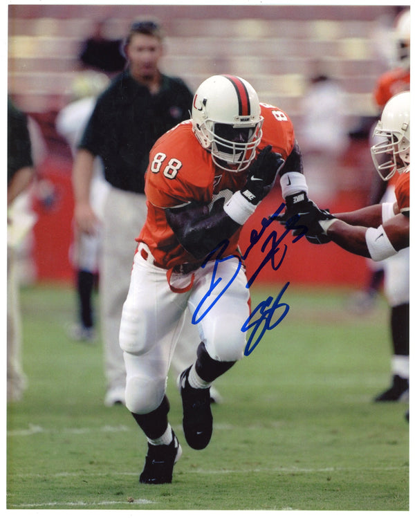 Bubba Franks Autographed 8x10