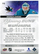 Magnus Chrona 2023-24 Upper Deck Young Guns RC #712