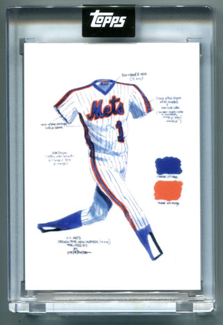 Topps 2021 New York Mets Card #Jp-1 The Uniform By Joe Petruccio