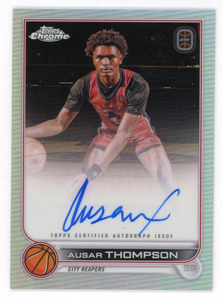 Ausar Thompson 2023 Topps Autographed Chrome #CA-AUT2