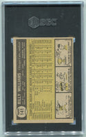 Billy Williams 1961 Topps RC #141 SGC Graded 4
