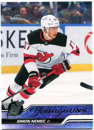 Simon Nemec 2023-24 Upper Deck Young Guns RC #727