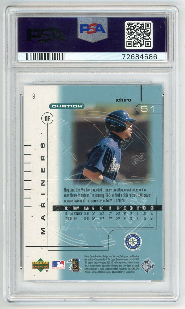 Ichiro 2002 Upper Deck Ovation #9 MT 9