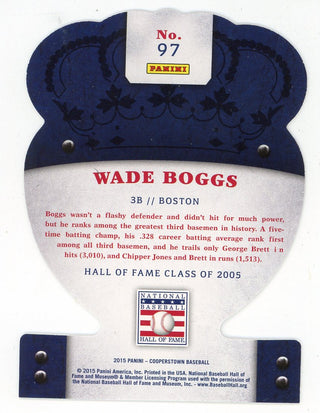 Wade Boggs 2015 Panini Cooperstown Crown Royale #97