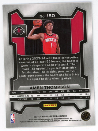 Amen Thompson 2023-24 Panini Prizm #150
