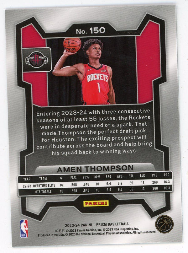 Amen Thompson 2023-24 Panini Prizm #150