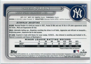 Caleb Durbin 2024 Bowman Chrome Prospects RC #BCP-214