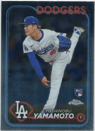 Yoshinobu Yamamoto 2024 Topps Chrome RC #18