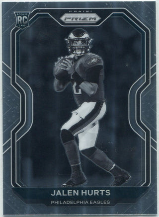 Jalen Hurts 2020 Panini Prizm Black & White Negative RC #343