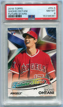Shohei Ohtani 2018 Topps Future Stars RC #FS-5 PSA Graded 8