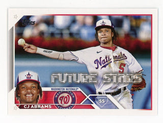Cj Abrams 2023 Topps Series One Future Stars #35 Card