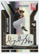 Gio Gonzalez Autographed 2004 Donruss Turn of the Century Draft Picks #318