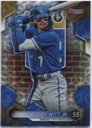 Bobby Witt Jr 2023 Bowman's Best Refractor Card #6