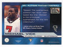 Michael Vick 2001 Pacific Titanium Fantasy Football #1