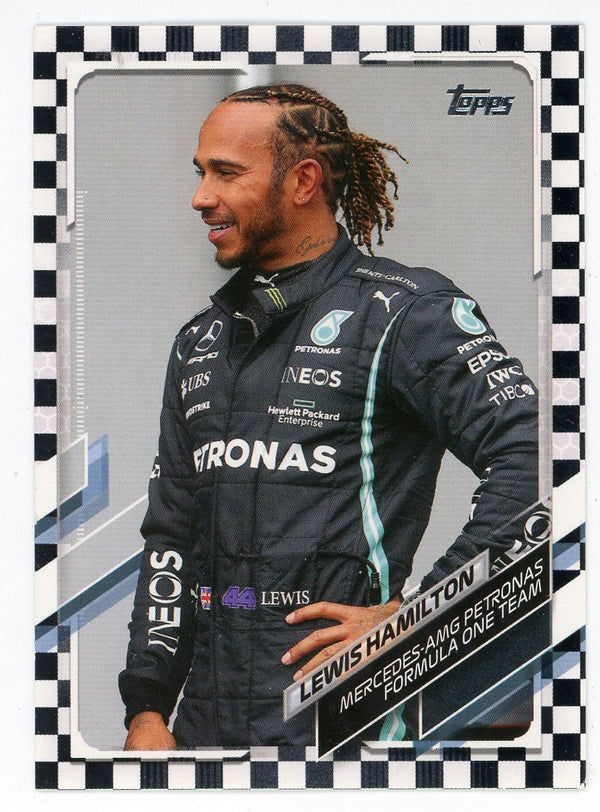 Lewis Hamilton 2021 Topps Formula 1 Checkered Card #40