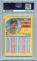 Don Mattingly 1991 Fleer Autographed Card #673 PSA/DNA Certified