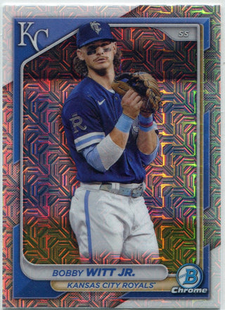 Bobby Witt Jr 2024 Bowman Chrome MOJO Refractor Card #59