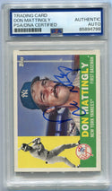 Don Mattingly 2017 Topps Autographed Card #95 PSA/DNA Certified