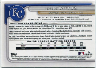 Bobby Witt Jr 2024 Bowman Chrome MOJO Refractor Card #59
