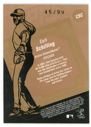 Curt Schilling 2004 Topps Patch Relic #CSC