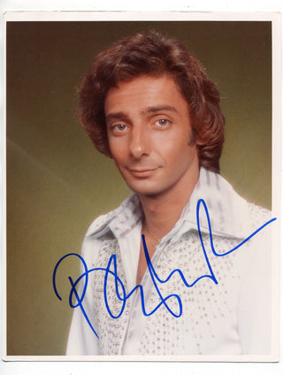 Barry Manilow Autographed 8x10 Photo