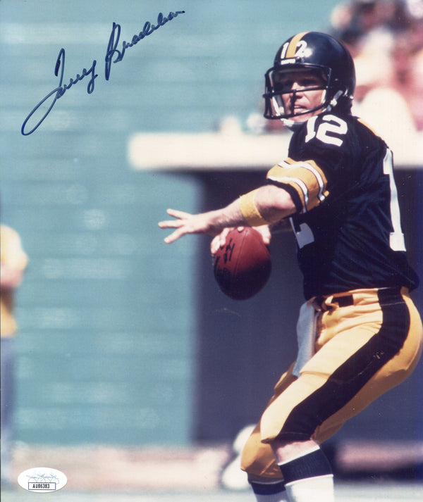 Terry Bradshaw Autographed Pittsburgh Steelers 8x10 Photo (JSA)