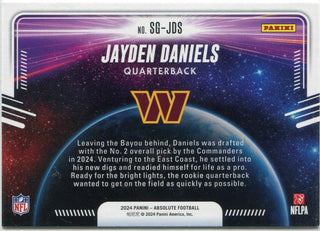 Jayden Daniels 2024 Panini Absolute Star Gazing RC #SG-JDS
