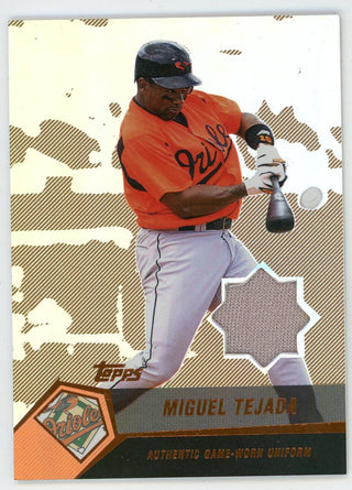 Miguel Tejeda 2004 Topps Bronze Patch Relic #MTE