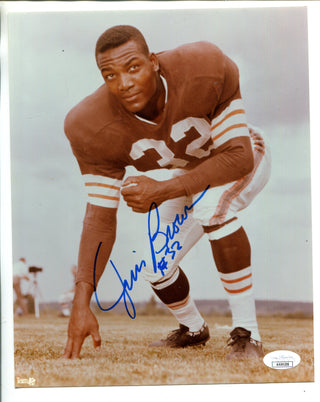 Jim Brown Autographed 8x10 Photo (JSA)