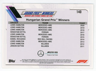 Lewis Hamilton 2021 Topps Card #140