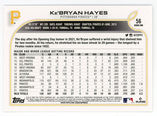 Ke'Bryan Hayes 2022 Topps Series One Future Stars #56 Card
