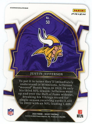 Justin Jefferson 2022 Panini Select #50