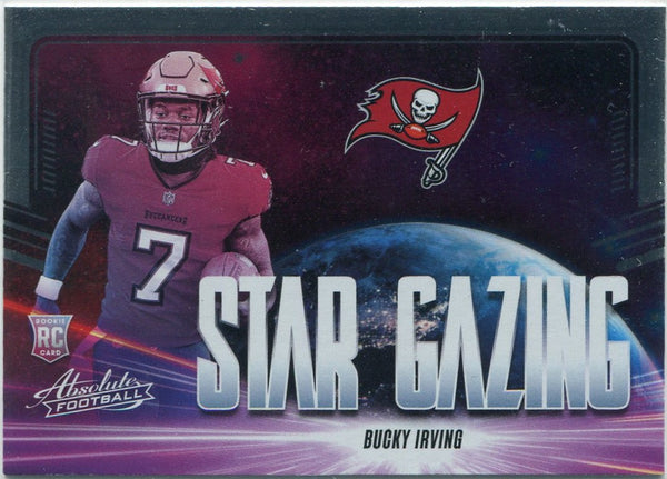 Bucky Irving 2024 Panini Absolute Star Gazing RC #SG-BIG