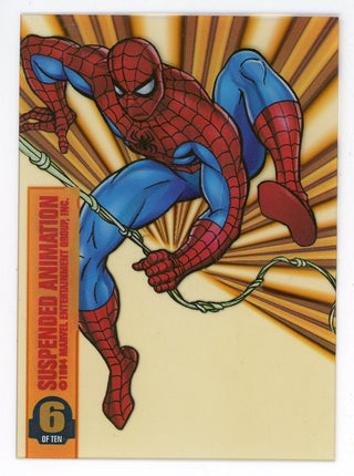 Spider-Man 1994 Suspended Animation Marvel Card