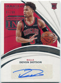 Devon Dotson 2020 - 2021 Panini Immaculate Initiation Ink Autographed RC #INI-DEV 87/99