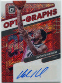 Udonis Haslem 2021 - 2022 Panini Donruss Optic Opti-Graphs Autographed Choice Prizm Card #OG-UHS
