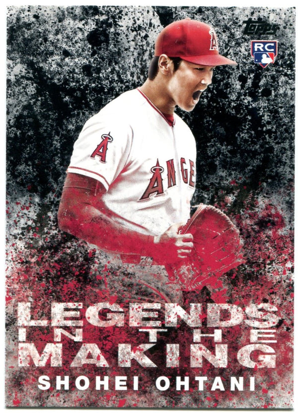 Shohei Ohtani Topps Legends in the Making Black Rookie Card 2018
