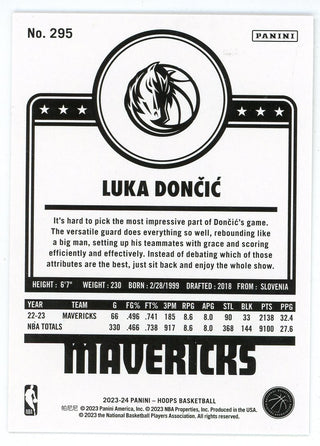 Luka Doncic 2023-24 Panini Hoops #295