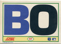 Bo Jackson 1990 Score Card #697