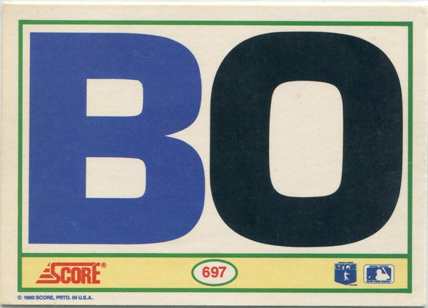 Bo Jackson 1990 Score Card #697