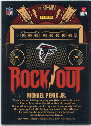 Michael Penix Jr. 2024 Panini Absolute Rock Out RC #RO-MPJ
