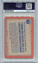Ryne Sandberg 1991 Topps Autographed Card #7 PSA/DNA Certified
