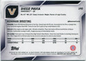 Diego Pavia 2025 Bowman Chrome U RC #190