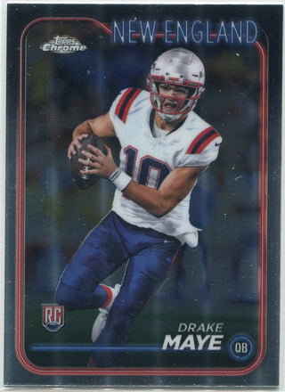 Drake Maye 2024 Topps Chrome RC #203