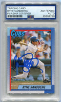 Ryne Sandberg 2004 Topps Archives Autographed Card #72 PSA/DNA Certified