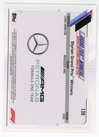 Lewis Hamilton 2021 Topps Formula One Card #139