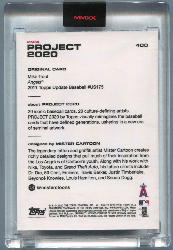 Mike Trout Topps Project 2020 Card #400