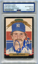 Don Mattingly 1985 Donruss Autographed Card #7 PSA/DNA Certified