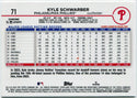 Kyle Schwarber 2024 Topps Chrome Sepia Refractor Card #71